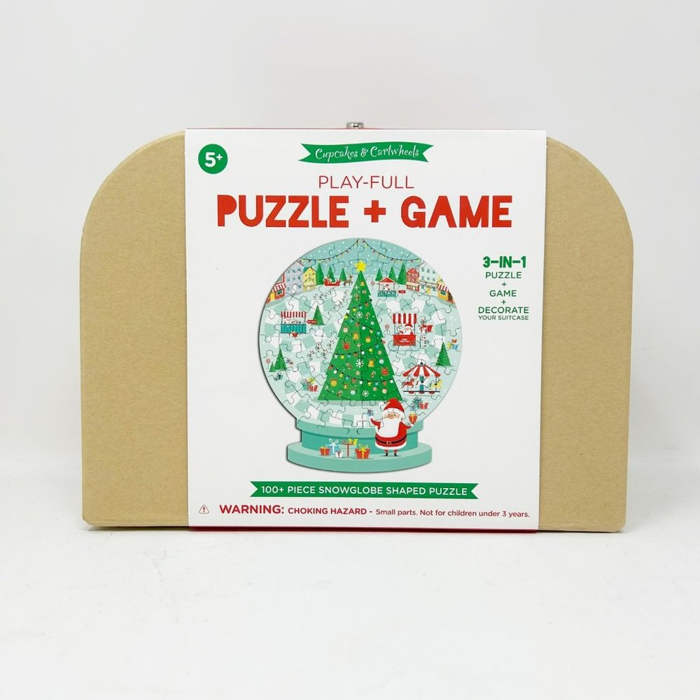 Christmas Snow Globe Puzzle and Game